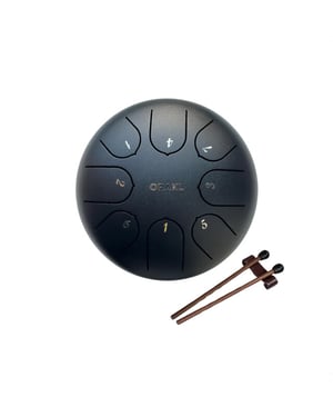 Orakl Steel tongue drum echo kosmisch zwart