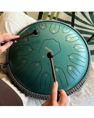 Orakl Steel tongue drum elysium zeegroen