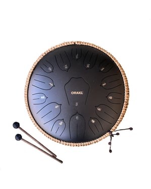 Orakl Steel tongue drum elysium kosmisch zwart