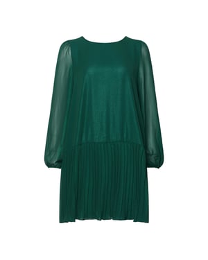 Dagmar Lurex-jurk in groen
