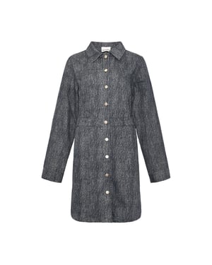 Benita Ls-jurk in blauw