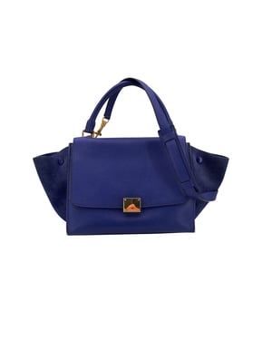 Celine Leren Handtas Trapeze
