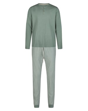 Phil & Co. Berlin Heren Pyjama Henley Pyjama, Pyjama Set,