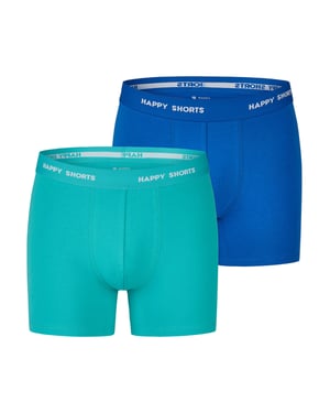 Happy Shorts Heren Retro Boxer Neon 2-Pack Retro korte broeken, vintage boxers,