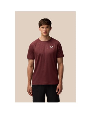 Castore Adapt Trainings T-Shirt Polyester Heren Paars Sport T-Shirts