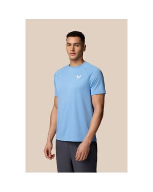 Castore Adapt Trainings T-Shirt Polyester Heren Blauw Actieve Kleding T-Shirts