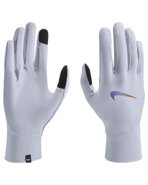 Nike Heren Pacer Lichte Hardloop Handschoenen (Wit)