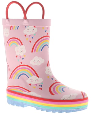 Chatterbox Younger Girls Wellies Love Rainbows assorted
