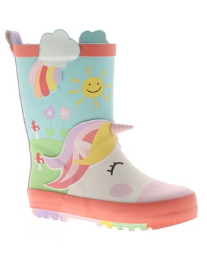 Chatterbox Younger Girls Wellies Happy Unicorn assorted