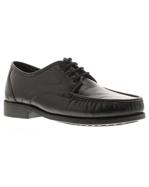 Business Class Mens Shoes Smart Wider Fitting Grant Soft Leather black
