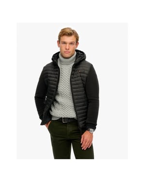 Superdry Hybrid Fleece Jas voor Heren
