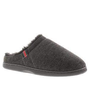Rockstorm Mens Mule Slippers Textile Grange black