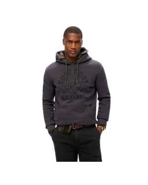 Superdry herensweatshirt uit de Black Label-collectie