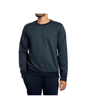 Emporio Armani heren lounge jacquard sweatshirt