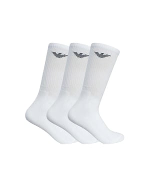 Emporio Armani herensokken (3 stuks) met adelaarmotief
