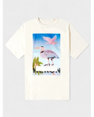 Heron Preston Censored Heron Short Sleeeve Tee Off White