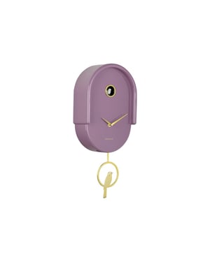 Karlsson wandklok tweet light mauve