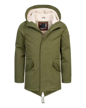 Alessandro Salvarini heren winterparka met teddovoering en capuchon