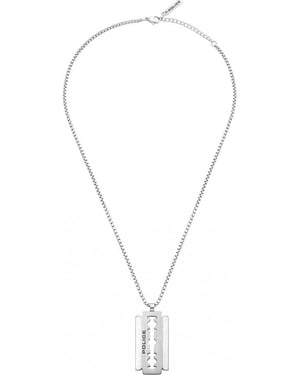 Police PEAGN0005501 Mens Razorblade Necklace