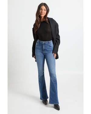 High Waist Booty Lifting Flared Jean