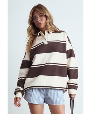 Stripe Rugby Sweatshirt