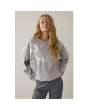 Summum 3s5219-30656 jersey embellished sweat