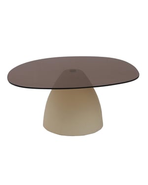 Brix salontafel mylon - glas 86 cm