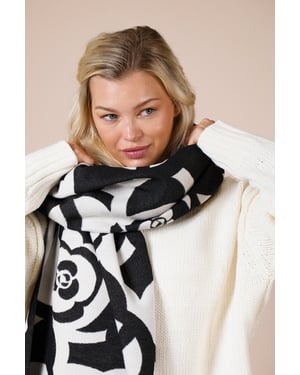 Rose Print Scarf