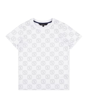 T-shirt med rund halsringning