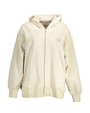 Zipup hoodie med avslappnad passform