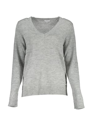 Glitter Vneck Knit Sweater