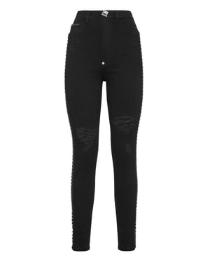 Superhög midja jeggings