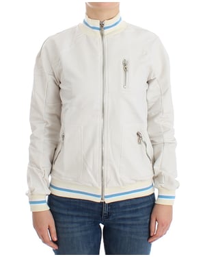 Zipup Knit Jacket Casual Bomber