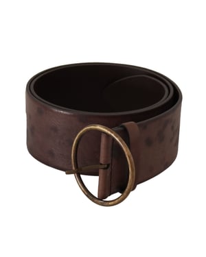 Leather Belt Brown Model