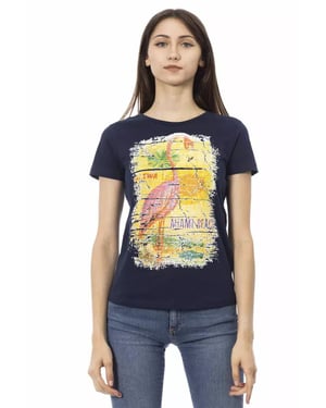 Flamingo Grafik T-shirt Kortärmad Rundhalsad