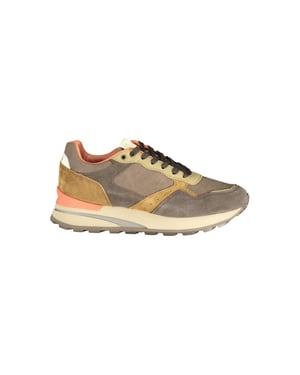 Usaka Sneakers Grijsoranje Suède