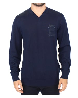 Vneck Merino Wool Sweater