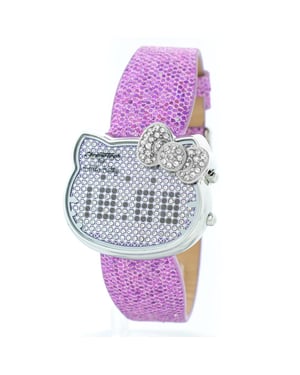 Hello Kitty Purple Glitter Watch