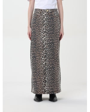 Luipaardprint Maxi Rok