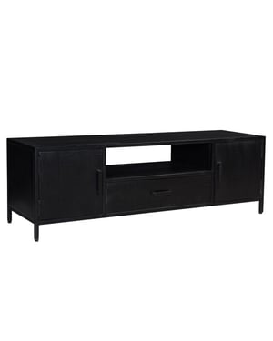 Livingfurn tv meubel kala 160cm mangohout / gecoat staal