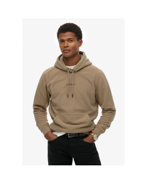 Superdry Fleece hoodie zand