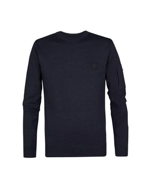 Petrol Industries Men knitwear round neck basic licht