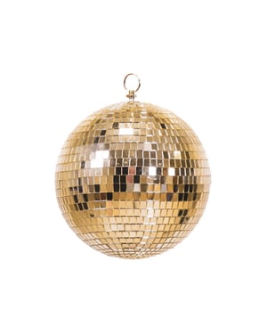House Vitamin Christmas decoration christmas hanger discoball foam gold 30x30x30cm