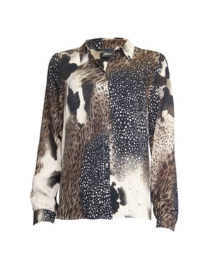 Poools Blouse 433190-dark animal