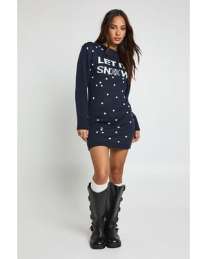 Let It Snow Christmas Jumper Dress