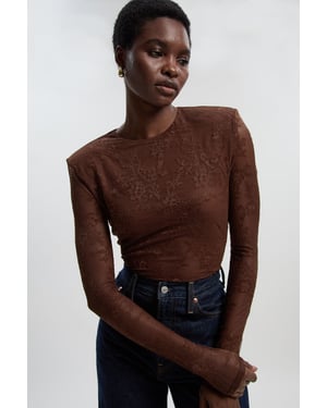 Lace Long Sleeve Bodysuit