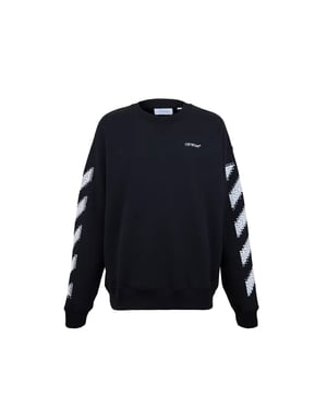 Off White Pixel Diag Sweatshirt