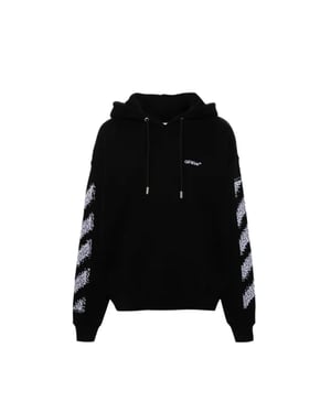 Off-White Pixel Diag Skate Hooded Sweatshirt