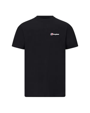 Berghaus Men's Short Sleeve Mount Diagram Tee Black