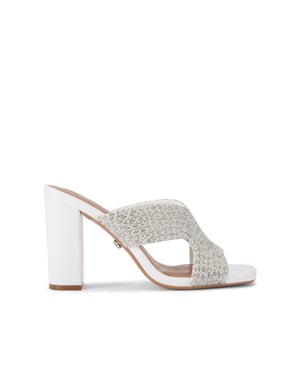 Carvela Paparazzi Pearl Block Sandals